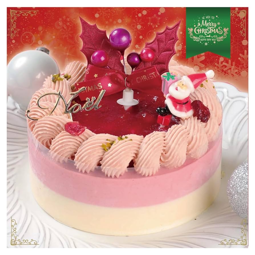 Amazon.co.jp: クリスマスケーキ 苺 クリスマス ケーキ 4号
